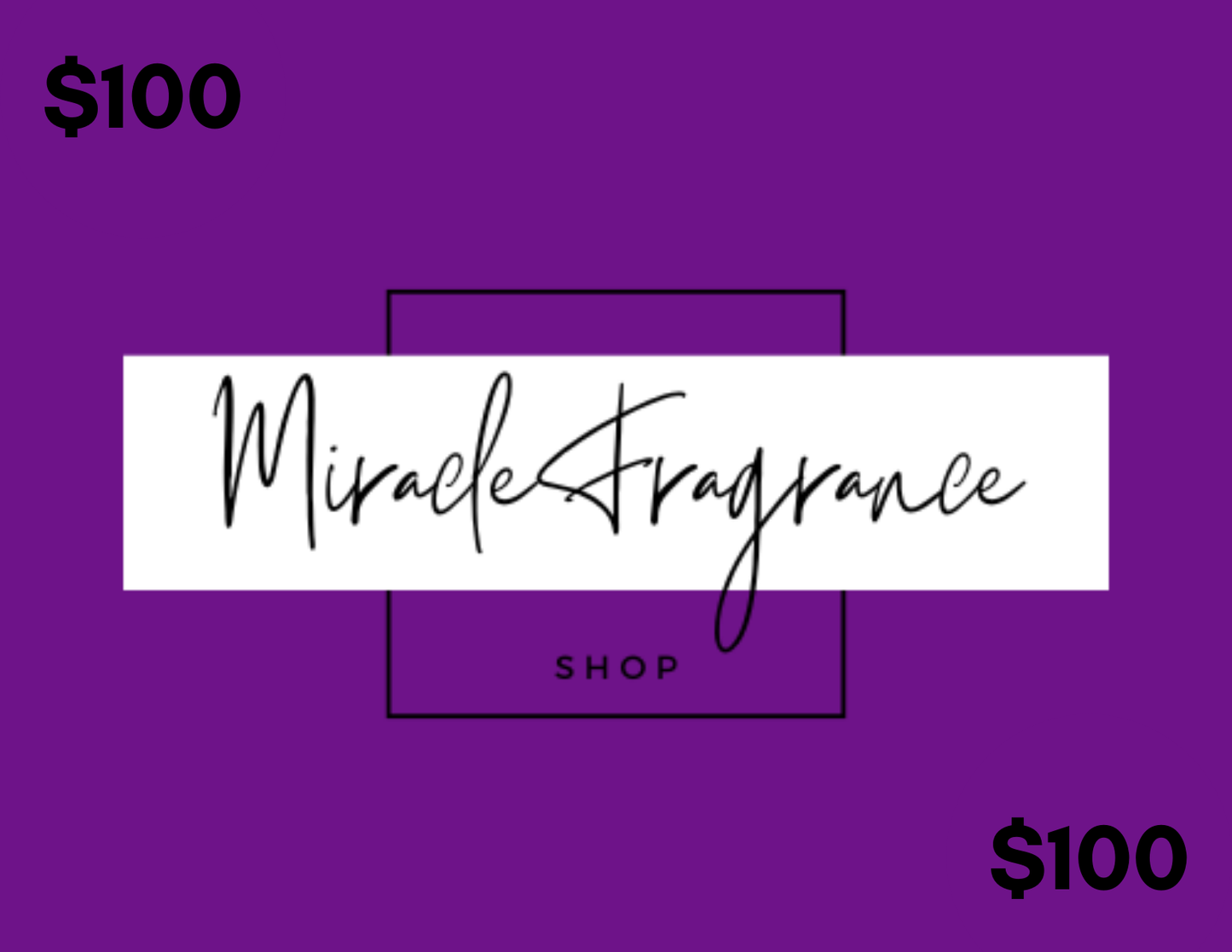 Miracle Fragrance Shop E-Gift Card