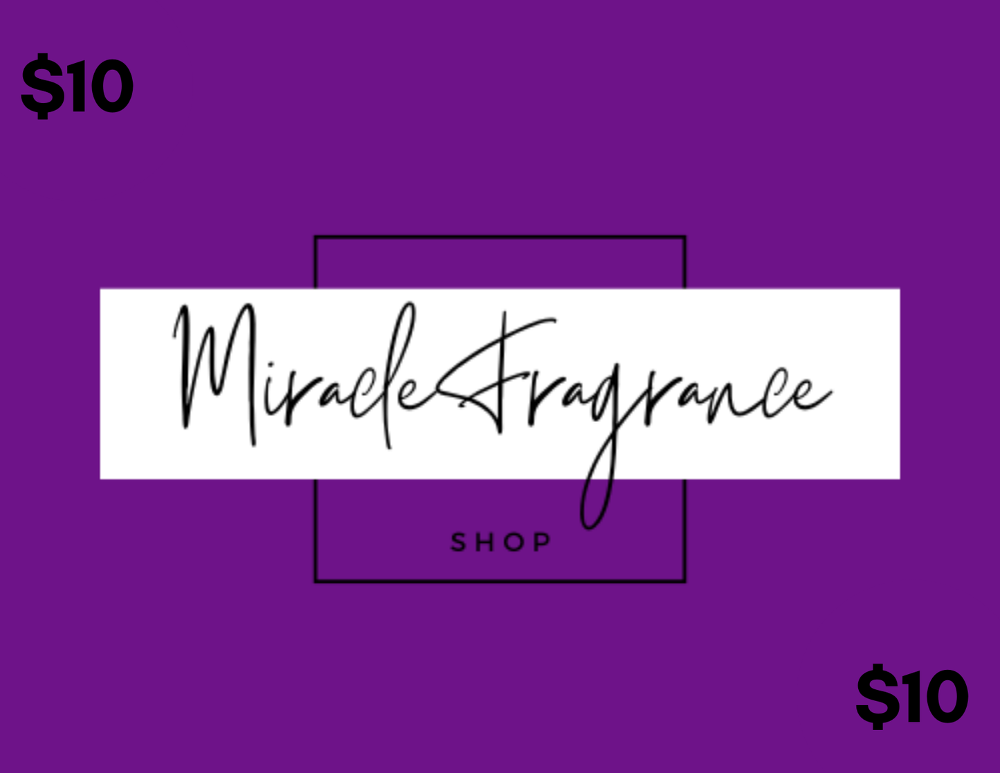 Miracle Fragrance Shop E-Gift Card
