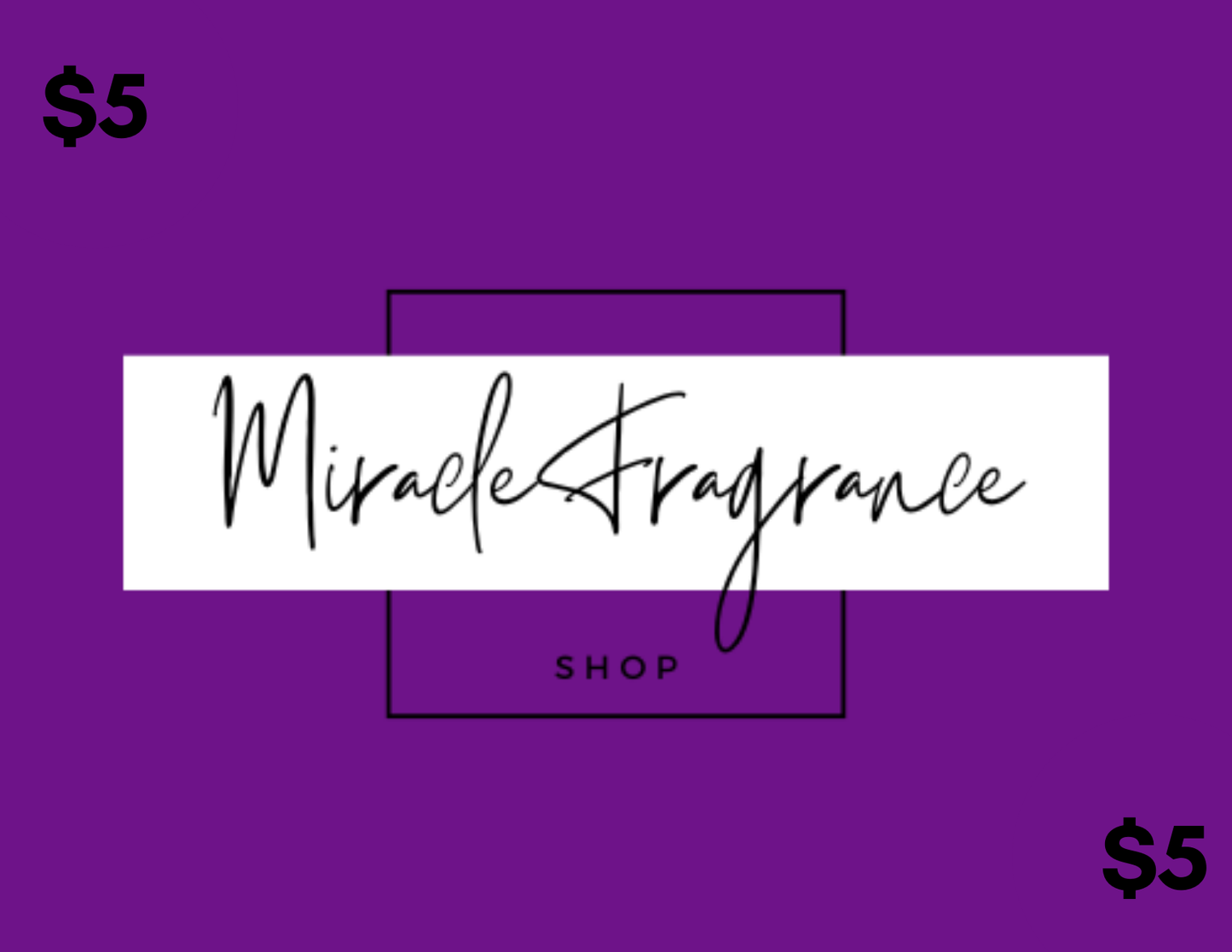 Miracle Fragrance Shop E-Gift Card